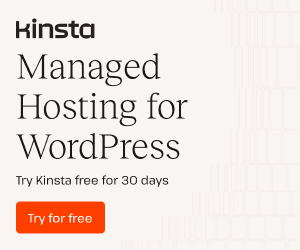 Kinsta 30 days free managed WordPress hosting