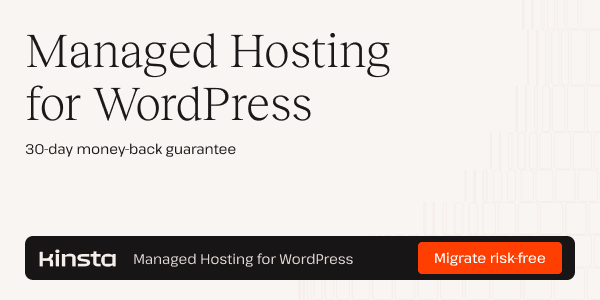 Kinsta managed WordPress hosting — 30-day money-back guarantee