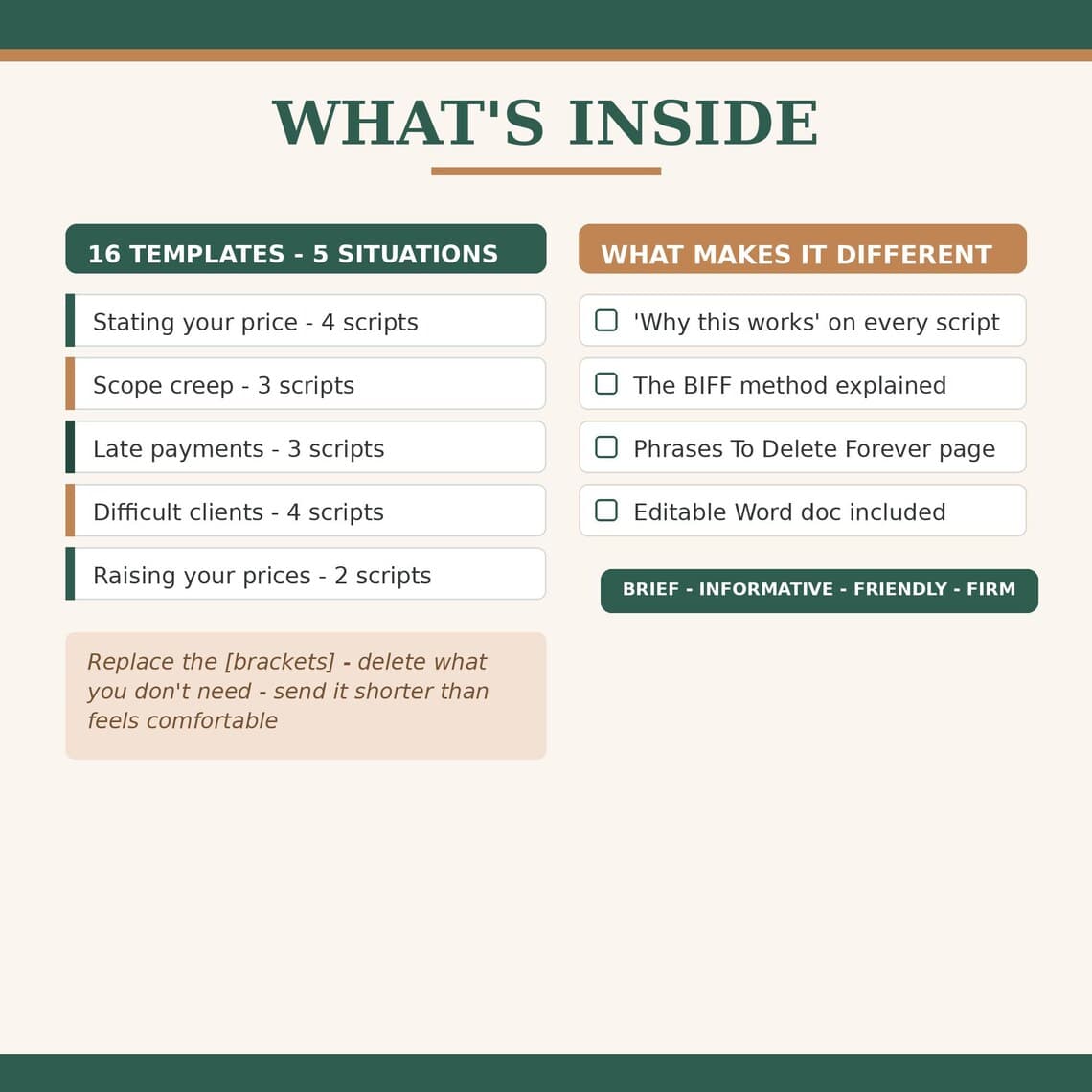Freelance Email Templates for Women — Etsy digital product preview