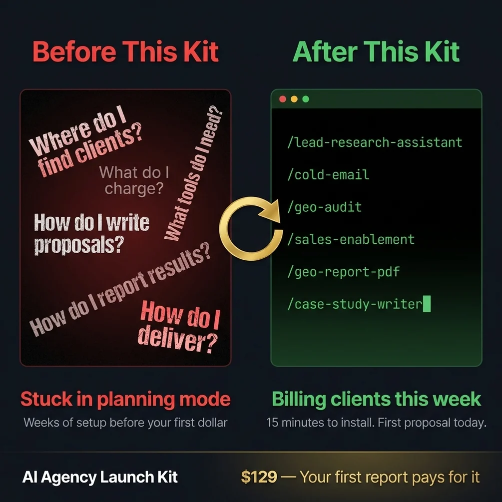 Lead research, cold email sequences, and automated proposal generation skills