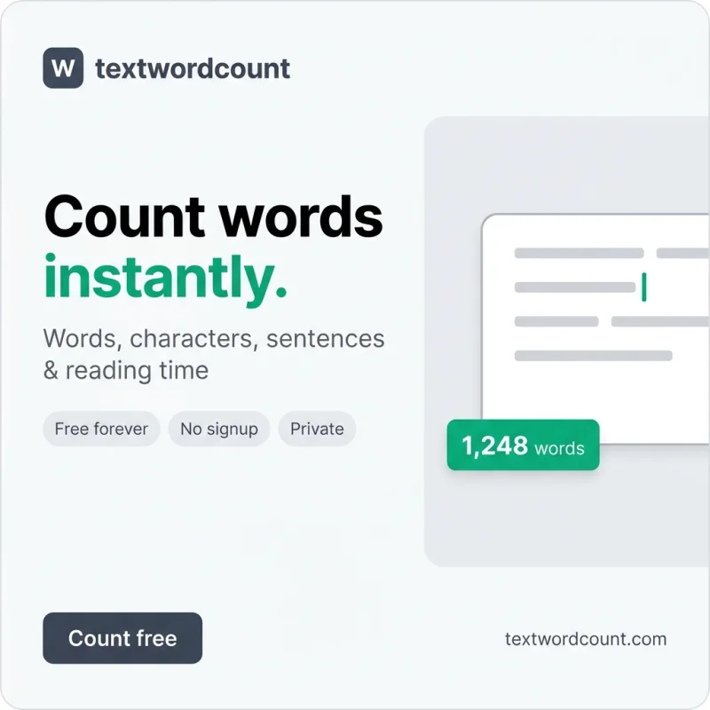 Text Word Count — www.textwordcount.com