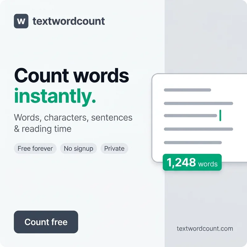 Text Word Count — www.textwordcount.com