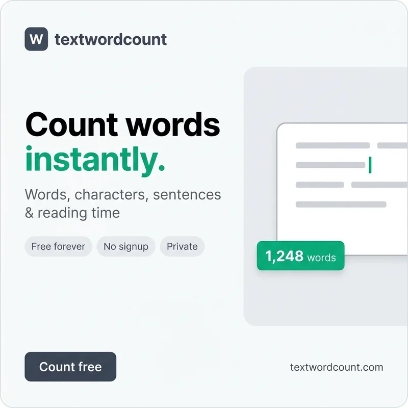Text Word Count — www.textwordcount.com